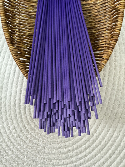 50PCS 19CMX3MM šareni štapić od vlakana za difuziju eteričnog ulja za uređenje doma Plavi/narančasti štapići od vlakana za aromaterapiju za difuzor od trske