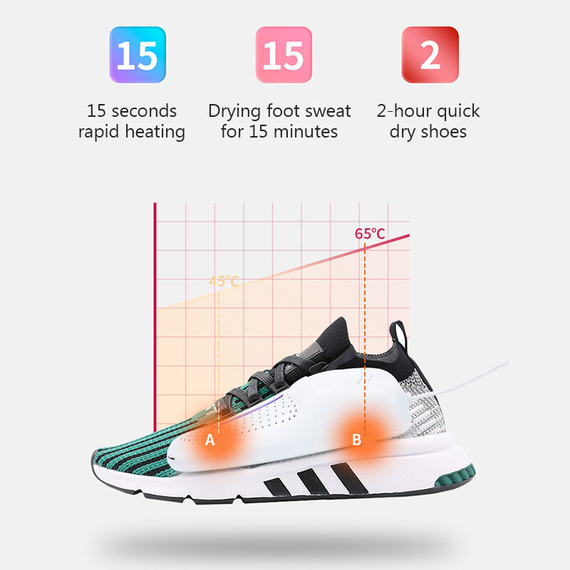 Elektrinis batų džiovintuvas USB Išmanusis Greitai Džiovinantis Dezodoruojantis Sterilizuojamas Batų džiovintuvas Namų Batų Šildytuvas Šildytuvas Avalynės Džiovintuvai