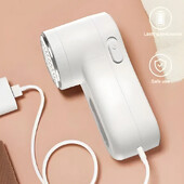 Električni skidač dlačica s odjeće Prijenosni punjivi aparat za brijanje s tkaninom Kućanski skidač dlačica Punjivi uređaj za uklanjanje čestica