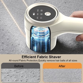 Electric Lin Remover Επαναφορτιζόμενο πανί Fabric Shaver Portable HairBall Shaver Fluff Pellet Remove Machine for Clothes Sweater