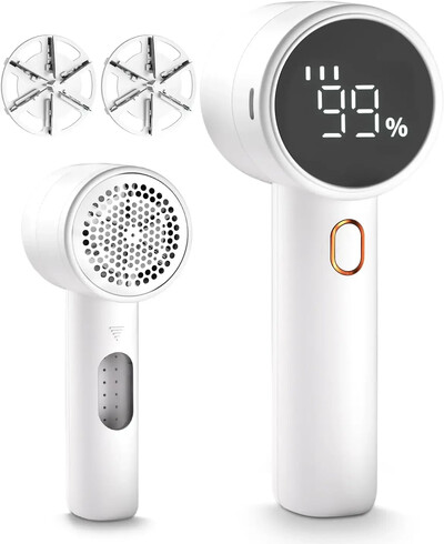 Aparat za brijanje tkanina punjivi odstranjivač dlačica električni prijenosni odstranjivač skakača LED zaslon Uklanja rubove s odjeće namještaja sofe