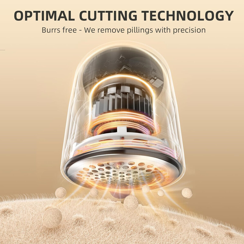 Brijač za tkanine, punjivi odstranjivač dlačica, električni prijenosni odmašivač džempera s 3 brzine, 6 oštrica listova, digitalni LED zaslon