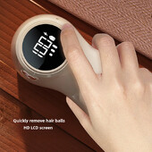 NOVO Električni trimer za kuglice dlake Pametni LED digitalni zaslon, USB punjač, džemper, skidač dlačica, kućni prijenosni, brzi skidač s kuglicama