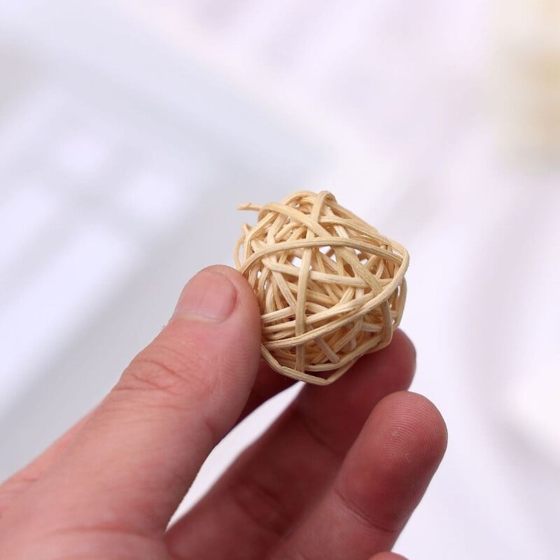 Pakaitinis kvepalų valymo orą rotango audimas be ugnies aromaterapijos reikmenys Sepaktakraw rotango rutulinis aromato difuzorius