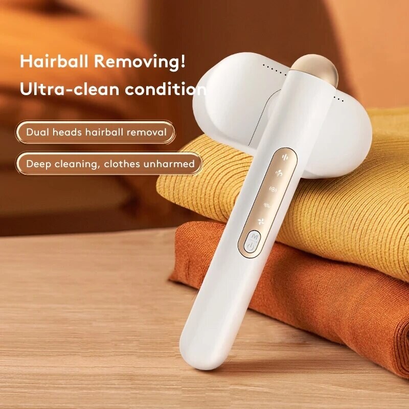 Trimer s kuglicom za kosu s dvostrukom glavom Kućanski pulover Stroj za depilaciju i brijanje Odjeća Električno usisavanje kose USB punjenje
