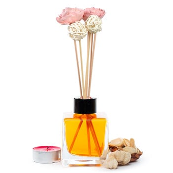 10 ΤΕΜ Λευκό ροζ τριαντάφυλλο Rattan Sticks Fireless Fragrances Reed Diffuser Stick Diy Ornaments Διακόσμηση σπιτιού