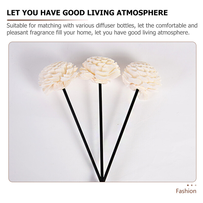 Difuzor mirisa Ratan Osušeno cvijeće Mirisni štapići Ulje Aroma Crno Ručni rad