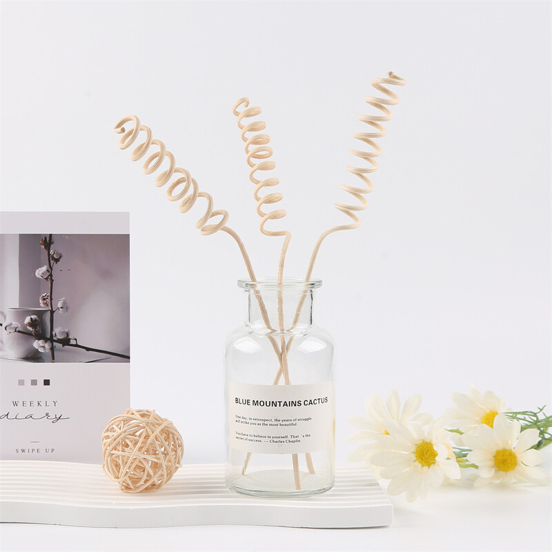 6PCS Ароматерапевтични ратанови пръчици за дифузьор на аромати без огън Ароматни консумативи за всекидневна Ароматни пръчици без пожар