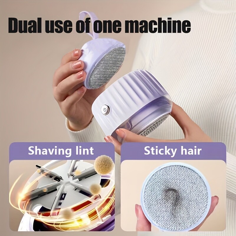 1kom 2-u-1 trimer za kuglice dlaka Odjeća za brijanje Kućni punjivi trimer Prijenosni stroj za podrezivanje Ukloni dlačice
