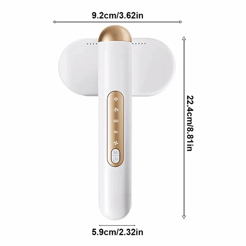 Trimer s kuglicom za kosu s dvostrukom glavom Kućanski pulover Stroj za depilaciju i brijanje Odjeća Električno usisavanje kose USB punjenje