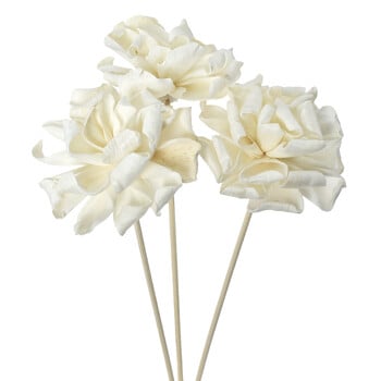 ΝΕΑ 3 ΤΕΜ. Rose Flower Rattan Sticks Fireless Fragrances Reed Diffuser Stick Diy Ornaments Διακόσμηση σπιτιού