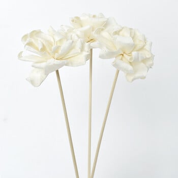 ΝΕΑ 3 ΤΕΜ. Rose Flower Rattan Sticks Fireless Fragrances Reed Diffuser Stick Diy Ornaments Διακόσμηση σπιτιού