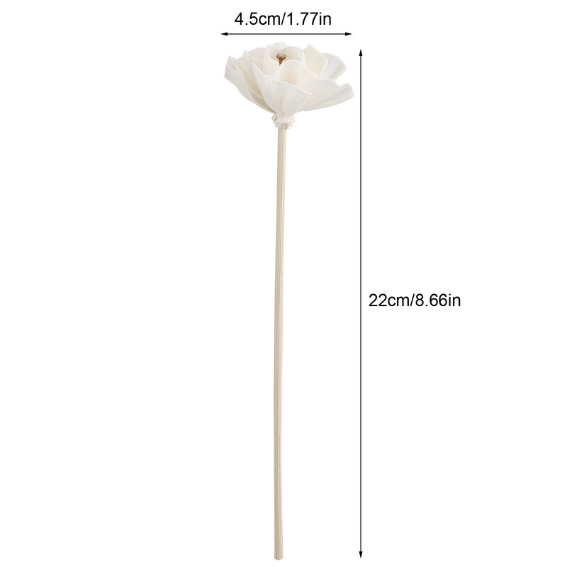 5/6/10/50 tk Kunstlillede rotangist pilliroo lõhnahajuti asendustäitepulgad õhuvärskendaja parfüümi difuusori pulgad