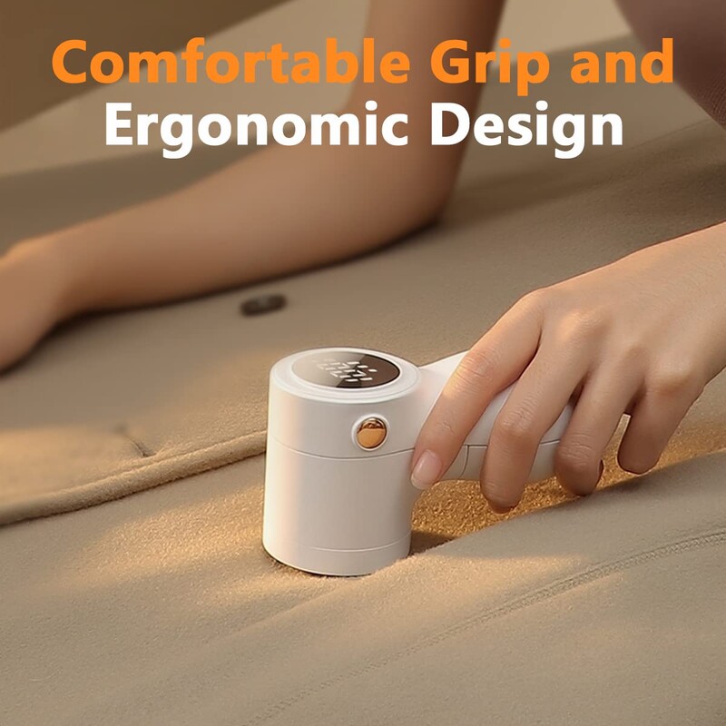 coldSky Препарат за премахване на мъх за дрехи с 2 сменяеми ножчета Акумулаторна самобръсначка за тъкани 3-скоростна Електрическа самобръсначка за мъх за пуловер