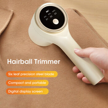 Ηλεκτρική κουρευτική μηχανή Hairball Ρούχα Fluff Trimmer Πλεκτό ύφασμα αφαίρεση χνούδι Μίνι βολικό για μεταφορά μεγάλης διάρκειας μπαταρίας USB