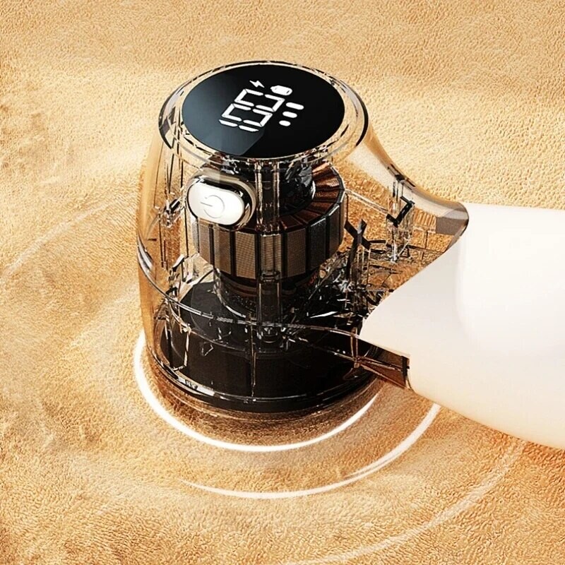 Električni trimer za kuglice dlake, 6 oštrica, pametni LED digitalni zaslon, USB punjivo, džemper, skidač dlačica, kućni prijenosni, brzi skidač s kuglicama