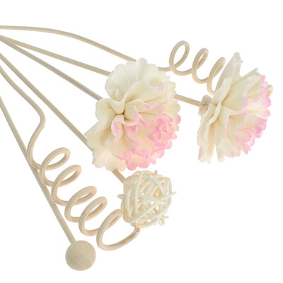 6 tk kunstlilledest rotangist pilliroo pulgad lõhna-aroomi difuusor vannitoa sisustus