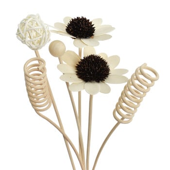 ΝΕΑ 7 ΤΕΜ. Daisy Dried Flower Fireless Aromatherapy Rattan Sticks Fragrance Diffuser DIY Home Decor