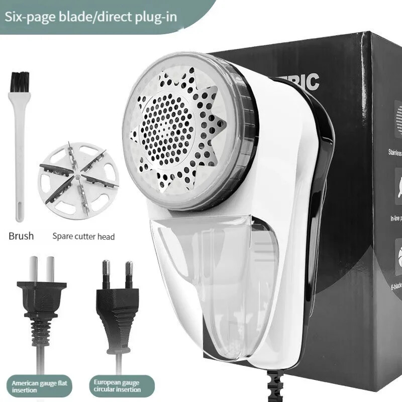 Buitinių drabužių skustuvas audinių pūkelių valiklis Fuzz elektrinis pūkas nešiojamas šepetėlis ir ašmenys Profesionalus įkraunamas pūkelių valiklis