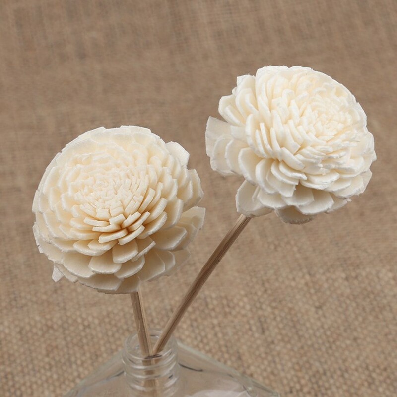 Dirbtinių gėlių kvepalų difuzoriaus lazdelės banguotos rotango nendrių kvepalų difuzoriaus pakeitimas papildymo lazdelės Oro gaiviklis kambarys