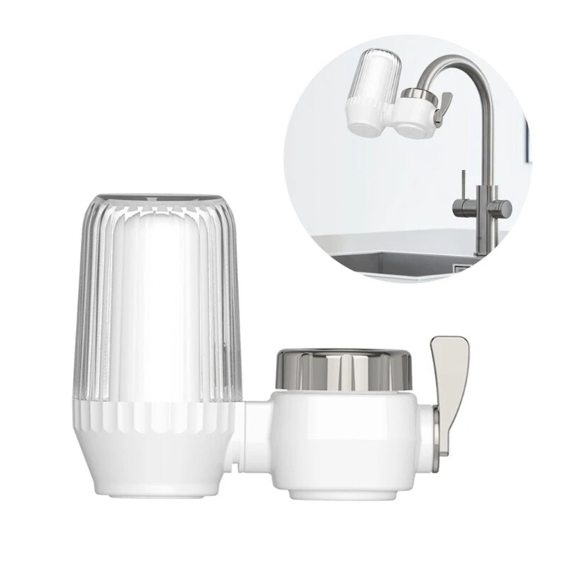 Mažas maišytuvo vandens valytuvas Fizinis filtravimas namų virtuvei Vienas filtro elementas nuimamas plaunamas filtras vandens valytuvas