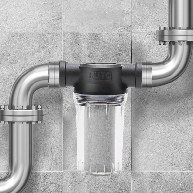 Viso namo nusukamas nuosėdų vandens filtras nerūdijančio plieno nusukamas vandens filtras Daugkartinis vandens rezervuaro / bokšto nuosėdų filtras