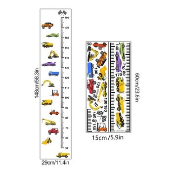 Μυθιστόρημα 50cm-180cm Μεγάλης κολλητικής πολύχρωμης τοιχογραφίας Παιδικός πίνακας ανάπτυξης τοίχου Παιδικός πίνακας ανάπτυξης τοίχου Μετρητής αυτοκόλλητων