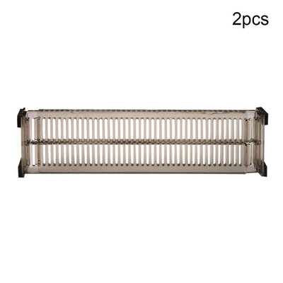 2 komada podesive pregrade za pregradu ladica Kućni ormarić za pohranu Kombinirana pregrada za donje rublje Čarape DIY Separator