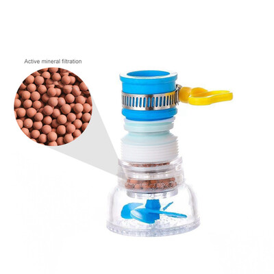 Sukamas 360 vandens filtro čiaupo valytuvas Reguliuojamas vandens čiaupo virtuvės reikmenys Buitiniai vandens filtro antgalio adapterio kriauklė