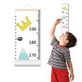 Tabel de creștere a copilului pentru perete Tabel de creștere a desenelor animate pentru măsurare țesătură artă de perete detașabil decor de perete decorațiuni pentru casă pentru