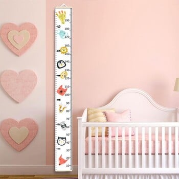 Child Growth Chart For Wall Cartoon Growth Chart For Measurement Fabric Wall Art Αφαιρούμενη διακόσμηση τοίχου Διακόσμηση σπιτιού για