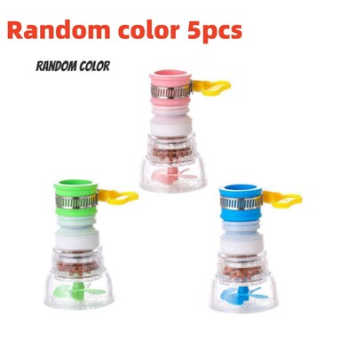 1/3/5 τεμ. φίλτρο βρύσης φίλτρο πιτσιλίσματος φίλτρο εξοικονόμησης νερού Αναδιπλούμενο 360 περιστρεφόμενο οικιακό βρύση βρύσης κουζίνας Τυχαίο χρώμα