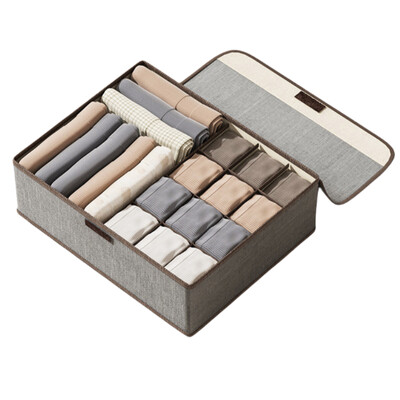 Sklopiva višestruka rešetkasta kutija za odlaganje donjeg rublja u ormaru, ormaru, spavaćoj sobi i organizatoru za uštedu prostora