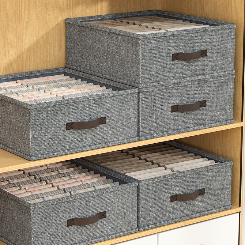 Skapji Apģērbs Organizators Bikses Džinsi Glabāšanas Kaste Skapis Organizators Atvilktnes Apakšveļa Zeķes T-krekli Garderobe Glabāšanas Organizatori