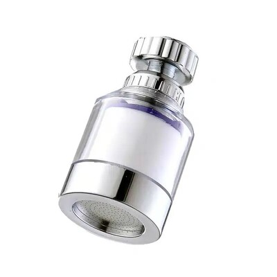 Baokemo 360 Περιστρεφόμενο φίλτρο καθαριστή νερού Βρύση Universal για ντους κουζίνας μπάνιου Οικιακό φίλτρο PP Βαμβάκι υψηλής πυκνότητας