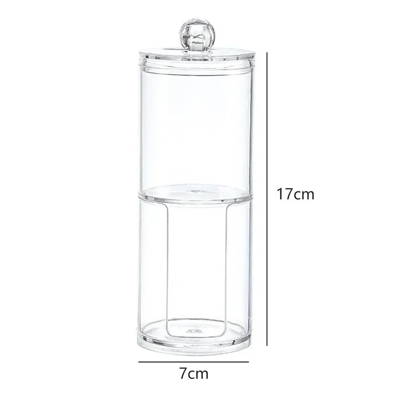 Kutija za pohranu pamučnog štapića Organizator za šminku Qtip Spremnik Organizator za pohranu kozmetike za šminku Kutija za pohranu nakita