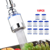 10 τμχ Στοιχείο φίλτρου νερού βρύσης Αφαιρέστε χλώριο βαρέα μέταλλα Φιλτραρισμένο ντους Καθαριστής φίλτρου μπάνιου κεφαλής Μαλακώστε το σκληρό νερό