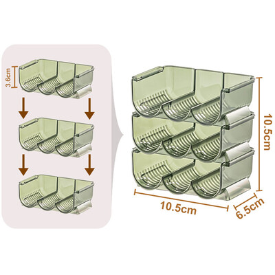 Caurspīdīga lūpu krāsa Kosmētiskais aplauzums Akrila aplauzuma otu rīks Uzglabāšanas kastīte Make-up otu turētājs galda organizators grima rīks