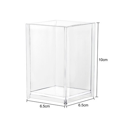 Caurspīdīga lūpu krāsa Kosmētiskais aplauzums Akrila aplauzuma otu rīks Uzglabāšanas kastīte Make-up otu turētājs galda organizators grima rīks