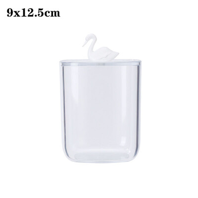 Organizator pamučnih jastučića za šminku Kutija za pohranu u kupaonici za pamučne štapiće Kozmetika Nakit Posuda za skidanje šminke