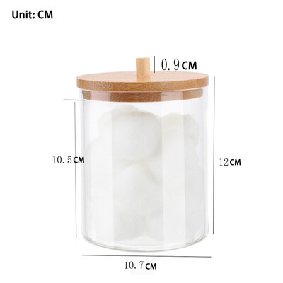 Organizator pamučnih jastučića za šminku Kutija za pohranu u kupaonici za pamučne štapiće Kozmetika Nakit Posuda za skidanje šminke