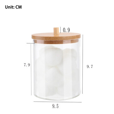 Organizator pamučnih jastučića za šminku Kutija za pohranu u kupaonici za pamučne štapiće Kozmetika Nakit Posuda za skidanje šminke