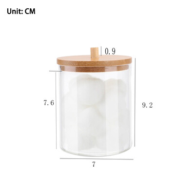 Organizator pamučnih jastučića za šminku Kutija za pohranu u kupaonici za pamučne štapiće Kozmetika Nakit Posuda za skidanje šminke