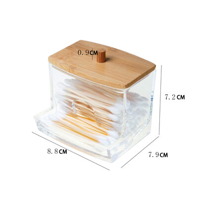 Organizator pamučnih jastučića za šminku Kutija za pohranu u kupaonici za pamučne štapiće Kozmetika Nakit Posuda za skidanje šminke