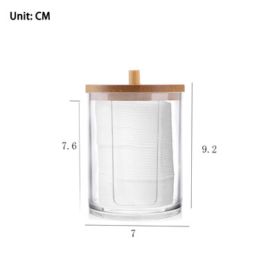 Organizator pamučnih jastučića za šminku Kutija za pohranu u kupaonici za pamučne štapiće Kozmetika Nakit Posuda za skidanje šminke