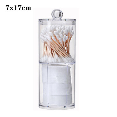 Organizator pamučnih jastučića za šminku Kutija za pohranu u kupaonici za pamučne štapiće Kozmetika Nakit Posuda za skidanje šminke