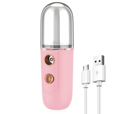 Mini parni aparat za lice Nano sprej hidratantni vaporizator Face Mist Hladni sprej Stroj Ovlaživač Prijenosni kozmetički ovlaživač