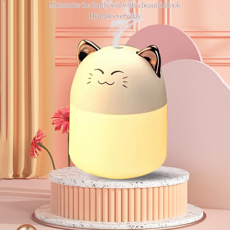 Slatki ovlaživač zraka za kućne ljubimce Mini uredski stolni klima uređaj Ovlaživanje zraka sobe Usb Sprej za jaku maglu za mala kućanstva