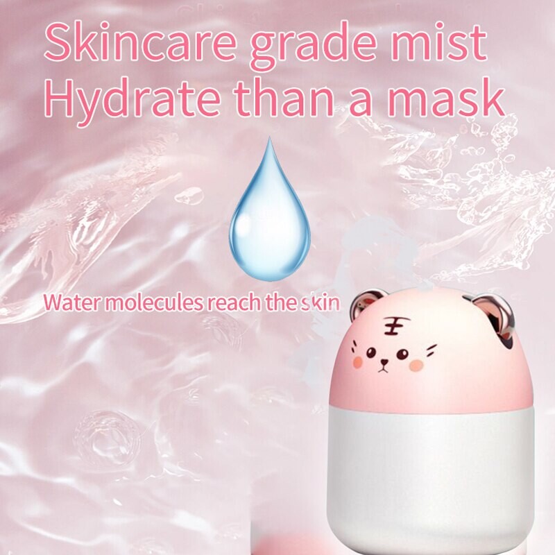 Slatki ovlaživač zraka za kućne ljubimce Mini uredski stolni klima uređaj Ovlaživanje zraka sobe Usb Sprej za jaku maglu za mala kućanstva