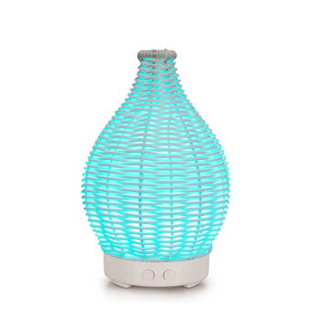 Wood Weave Vase Humidifier Aromatherapy Οικιακό βάζο Υγραντήρα αέρα Ultrasonic Mute Πολύχρωμο υγραντήρα Spray Instrumen